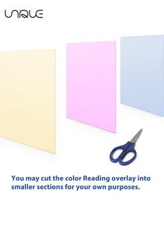 Unique 8PCS A4 Colour Overlay For Dyslexia, Dyslexia Reading Overlays Aid, Dyslexia Overlays for Reading Aids, Visual Stress, Irlens Syndrome, and ADHD  - Image 4
