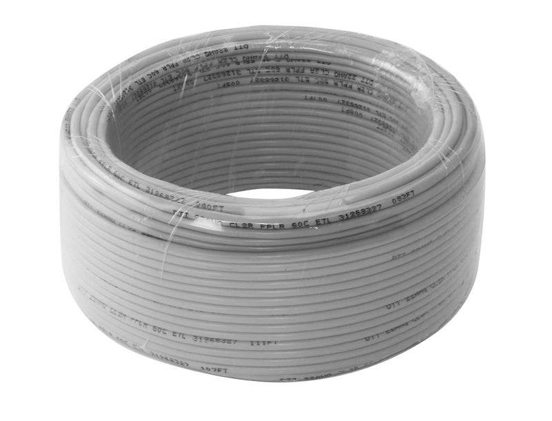 InstallerCCTV Shielded Alarm Control Cable, 22 AWG 2 Conductors (7 Strand) Riser Alarm Cable, 125ft, Full Copper, for Fire/Sound/Security Burglar Station Wire Security by InstallerCCTV - Image 4
