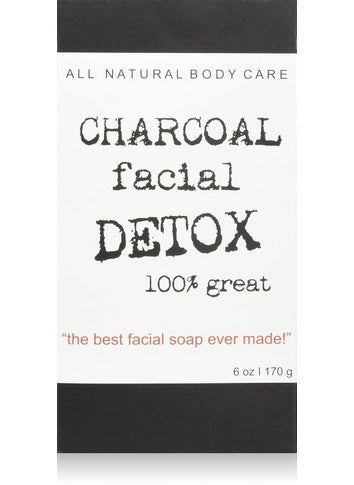 Charcoal Facial Soap DETOX6 Ounce Pack of 2