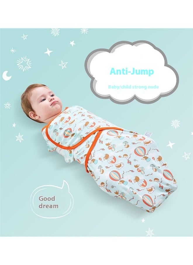yongsheng Pack Of 2 Cotton Swaddle Wrap Blanket，SwaddleMe by Original Swaddle with Easy-Change, Improves Sleep & Calms Startle Reflex, 70 * 58 (3-4 months)  - Image 2