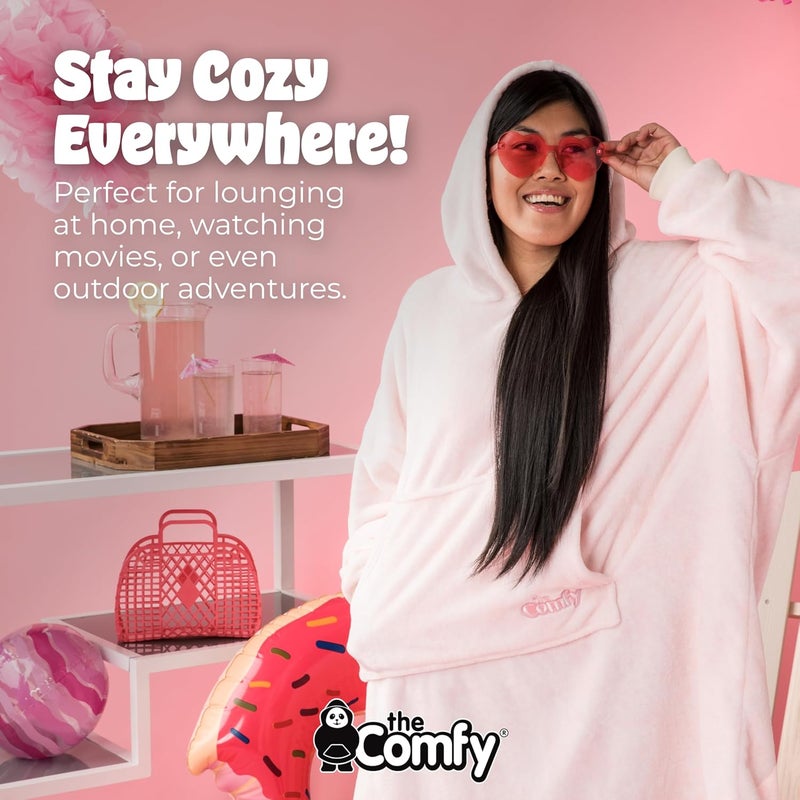 THECOMFY Dream | Oversized Light Microfiber Wearable Blanket, Seen on Shark Tank, One Size Fits All - Image 5