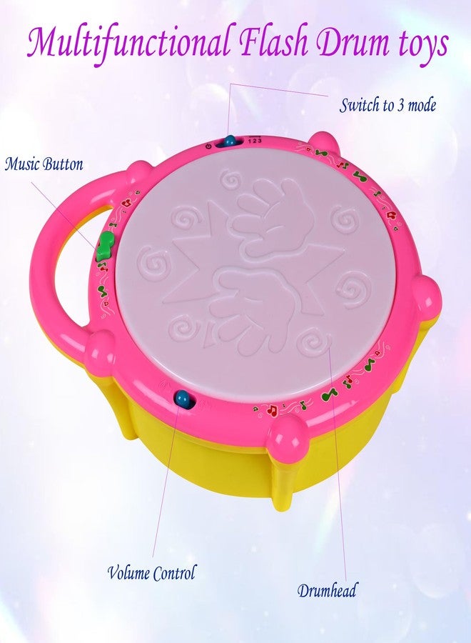 Disila Traders Musical 3D Flash Drum Toy for Kids Drum with Light Up Educational Toy - Image 4