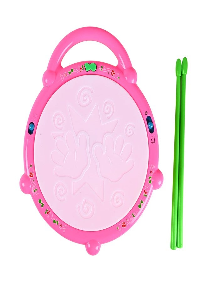 Disila Traders Musical 3D Flash Drum Toy for Kids Drum with Light Up Educational Toy - Image 1