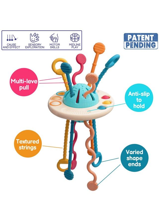LiKee Baby Sensory Toys Montessori Pull String Learning Ropes With Simple Bubble &Sliding Balls For Motor Skills,Tactile Stimulation,Infants Toddlers Boys Girls 18+ Months Old - Image 4