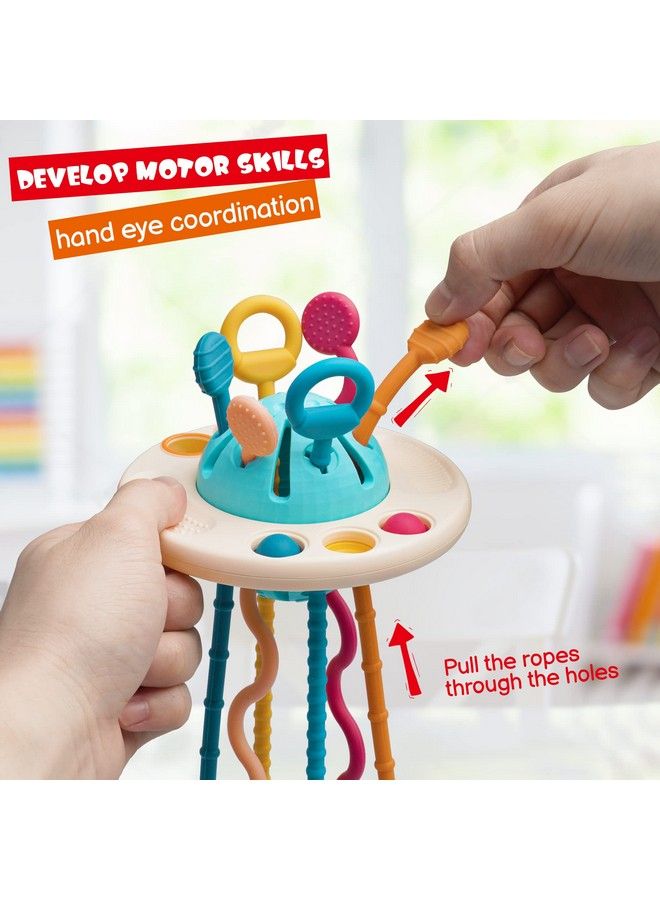 LiKee Baby Sensory Toys Montessori Pull String Learning Ropes With Simple Bubble &Sliding Balls For Motor Skills,Tactile Stimulation,Infants Toddlers Boys Girls 18+ Months Old - Image 3