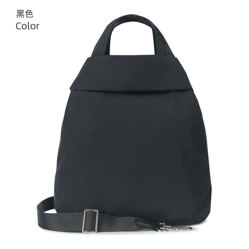 Generic Waterproof Travel Tote Large Capacity Fashion Shoulder Bag Black