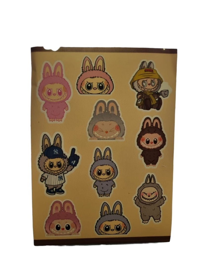 LABUBU Sticker for Mobile Laptop or Any Smooth Surface Doll Labubu 
