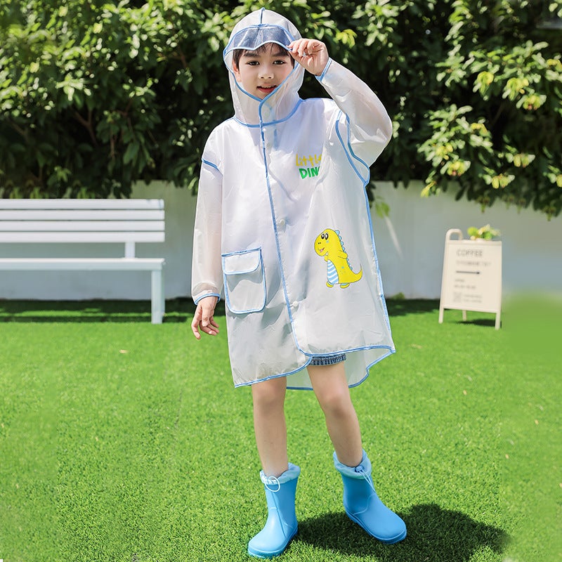 Children'S Cute Raincoat Boys And Girls Children'S Cartoon Waterproof Poncho For Children Boys And Girls Students Children'S Raincoat For Children - Image 1