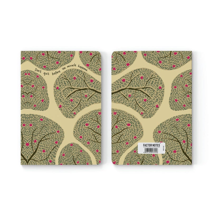 FACTOR NOTES Notebook: 90 GSM, B6, Ruled, 112 Pages Journal Diary (Don’t Quit) - Image 4