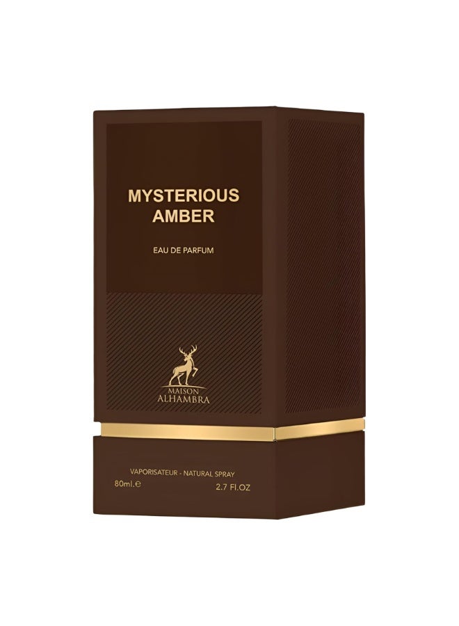 MAISON ALHAMBRA Mysterious Amber EDP For Unisex 80ml - Image 3