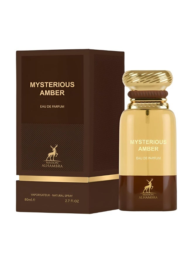 MAISON ALHAMBRA Mysterious Amber EDP For Unisex 80ml - Image 1