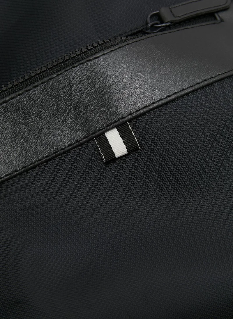 Seventy Five Webbing Details Crossbody Messenger Bag