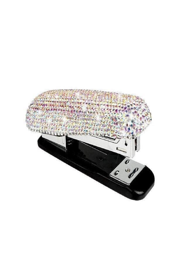 KEYPOWER - Diamond Crystal Handmade Bling Dazzling Stapler for Office, School, or Home (AB Color) - Image 1