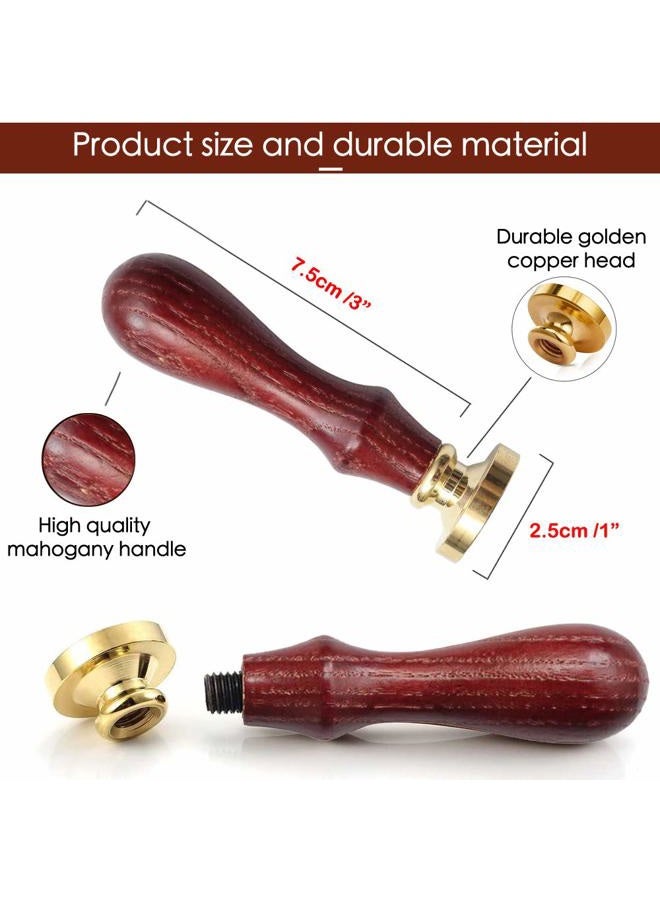 KKSUBCA Wax Seal Stamp Hot Stamping Gift Box Set, 6 Pcs Sealing Wax Stamps Copper Seals 1 Wooden Hilt, Wax Stamp Kit for Cards Envelopes, Gift Packagin (Animal Insect Series) - Image 5