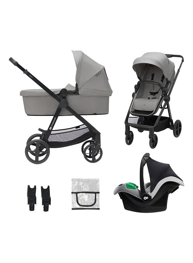 Kinderkraft Newly Multifunctional Travel System - Moonlight Grey - Image 1