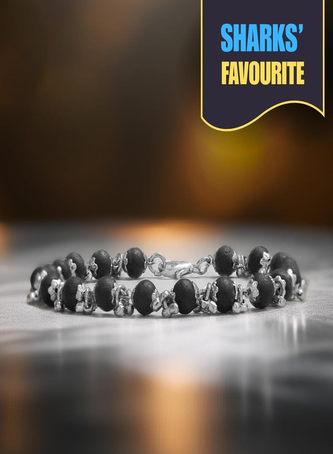 Japam Karungali Beads Bracelet for Men and Women | Natural Wooden Beads Spiritual Energy Handmade Accessory | Certificate of Authenticity - Image 2