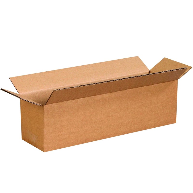 BOX USA Shipping Boxes 14L x 4W x 4H 25-Pack Long Corrugated Boxes for Moving, Shipping, Mailing, Packing, Packaging and Storage - Image 1