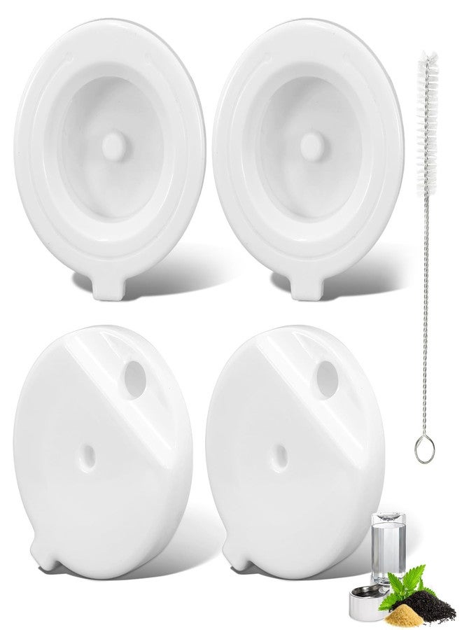 Baofum Gravity Pet Water Fountain Filters, Automatic Pet Waterer Replacement Filters for 3.6L/4.6L/6L/8L Dog Water Dispenser(4 Filters with 1Brush) - Image 1