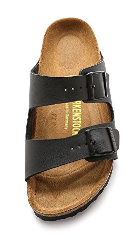 Birkenstock Unisex Arizona Sandal,Black Birko-Flor,38 N EU - Image 3