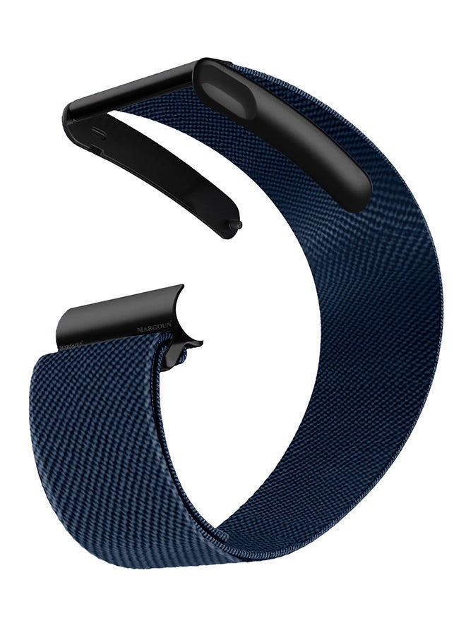 CATANES Nylon Replacement Wristband for Whoop Life MG – Waterproof - Lightweight - Adjustable Fitness Strap - Navy Blue - Image 1