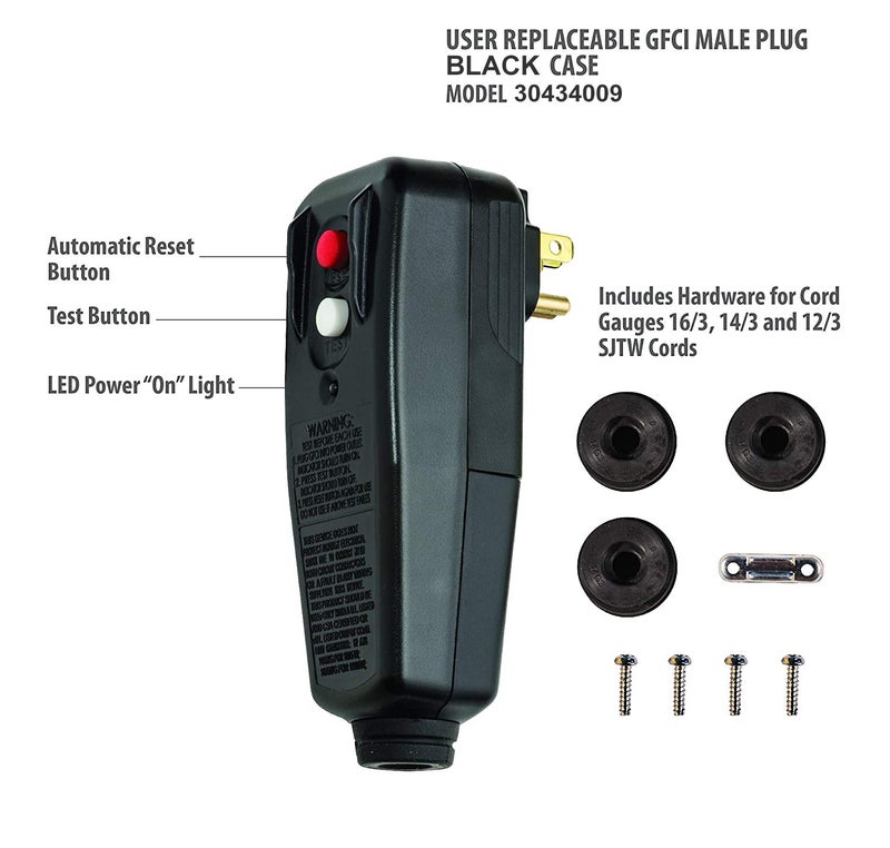 Tower موصل كهربائي أوتوماتيكي إعادة الضبط 15 أمبير بزاوية قائمة من تاور مانوفاكتشرينغ 30434009، أسود - Image 2