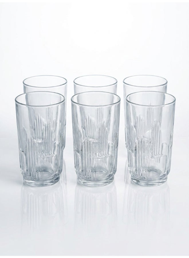 Luminarc Orient 6 Piece Tumbler 270ml Drinking Set For Juice, Water, Soft Drinks, Hard Drink, Hot Beverages - Image 1
