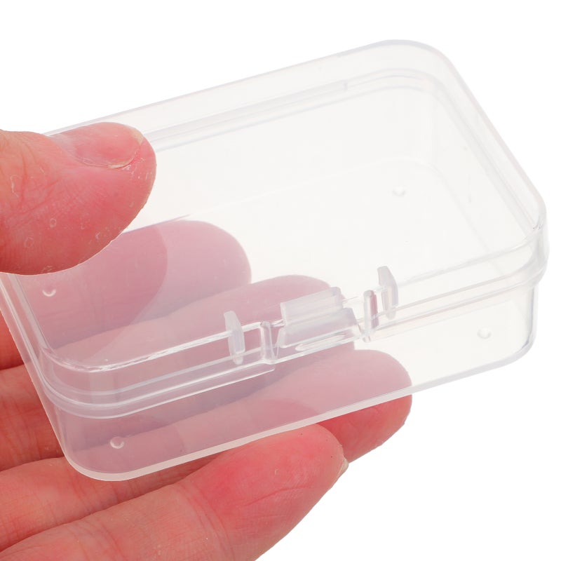 10pcs Small Clear Beads Storage Containers Box Transparent Boxes - Image 4