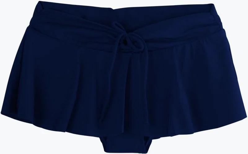اي يلديز 63041 Navy Blue Skirted Bikini Bottom