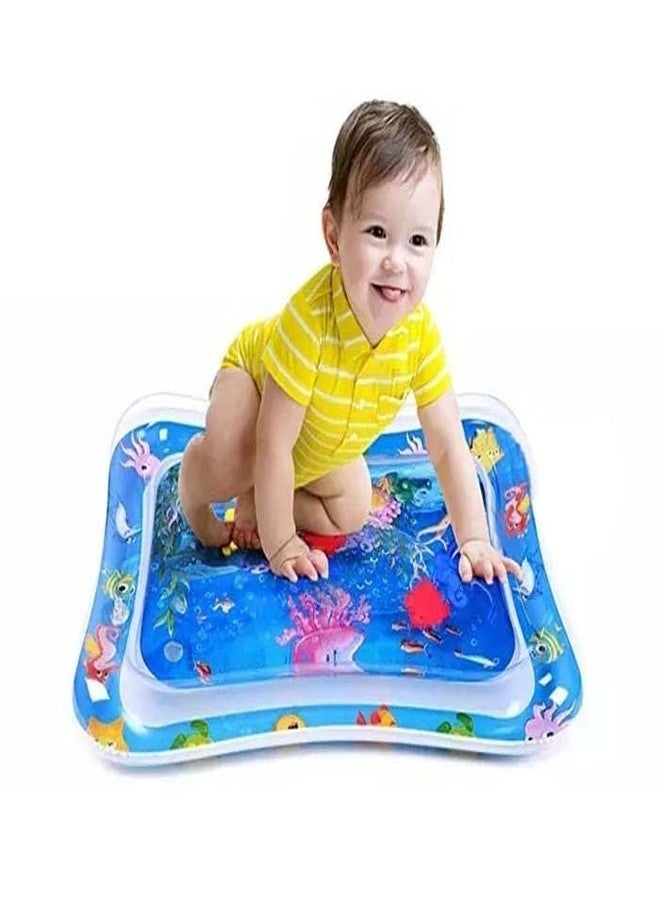 TERXA Baby Gel Mat | Double Sided Water Proof Baby Gel Mat for Crawling Kids | Indoor and Outdoor Water Play Mat for Baby | Leakproof Water Mat (Set of 1 PCs,Multicolor) - Image 2