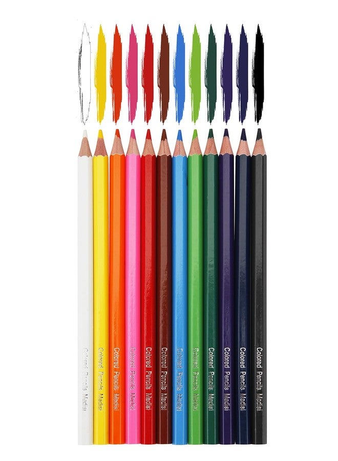 Madisi Colored Pencils Bulk - Pre-Sharpened - 12 Assorted Colors - 336 Bulk pack - Image 3