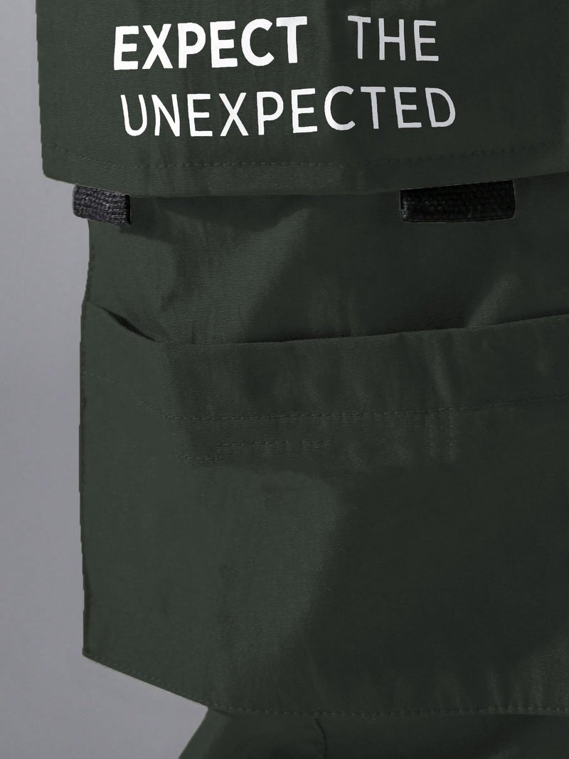 TOPLOT Men's Cargo Pants | Casual Trouser Design | Multi-Pocket Utility | Comfortable Fit Wear | Durable Construction | Easy Movement | Perfect for Casual, Outdoor & Travel (5228_38_Olive) - Image 2