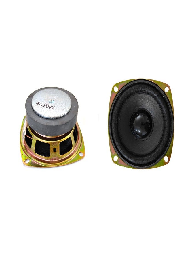 Gikfun 3” 4Ohm 20W Full Range Audio Speaker Stereo Woofer Loudspeaker for Arduino Replacement DIY (Pack of 2pcs) EK2173 - Image 1