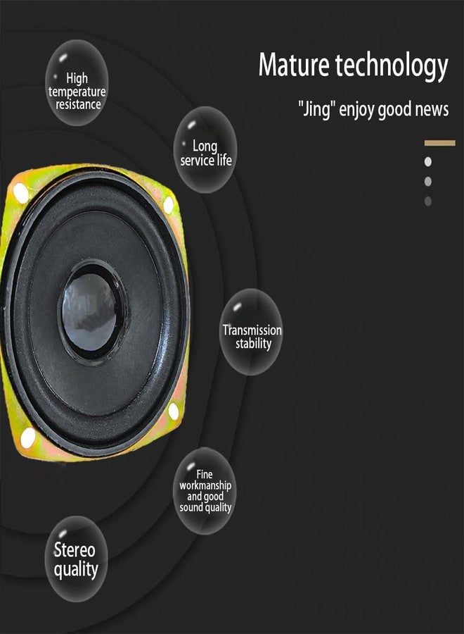 Gikfun 3” 4Ohm 20W Full Range Audio Speaker Stereo Woofer Loudspeaker for Arduino Replacement DIY (Pack of 2pcs) EK2173 - Image 5