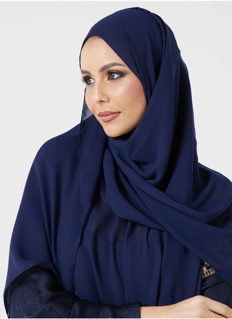 hayas closet - Embroidered Button Detailed Abaya - Image 1