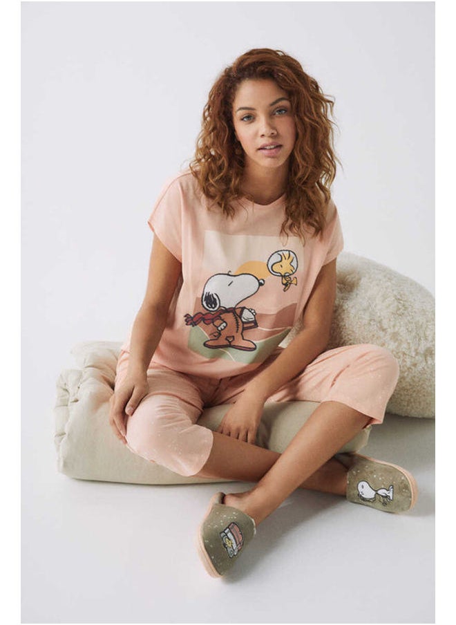 women'secret - Snoopy short-sleeved pajamas - Image 1