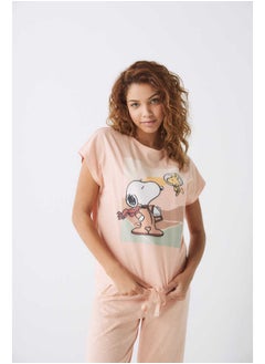 Snoopy short-sleeved pajamas
