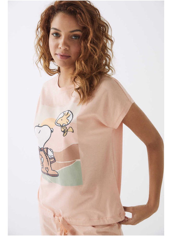women'secret - Snoopy short-sleeved pajamas - Image 1