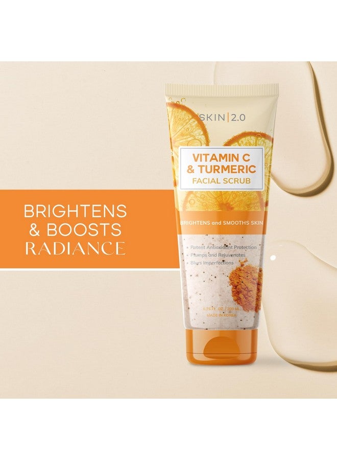 سكين 2.0 مقشر الوجه سكين 2.0 بفيتامين سي والكركم - مُختَبَر من قِبَل أطباء الجلدية، مُقشِّر، مُفتِّح، مُرطِّب، مُضادّ للشيخوخة، جمالٌ نظيف، عناية كورية بالبشرة خالية من القسوة، لجميع أنواع البشرة - 6.76 أونصة سائلة/200 مل - Image 2