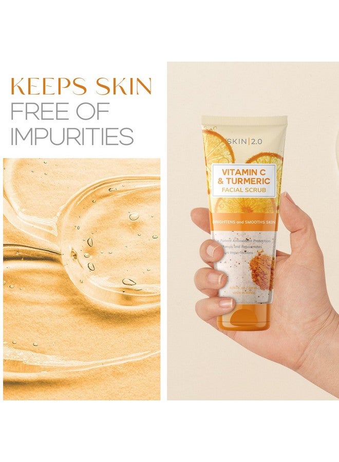 سكين 2.0 مقشر الوجه سكين 2.0 بفيتامين سي والكركم - مُختَبَر من قِبَل أطباء الجلدية، مُقشِّر، مُفتِّح، مُرطِّب، مُضادّ للشيخوخة، جمالٌ نظيف، عناية كورية بالبشرة خالية من القسوة، لجميع أنواع البشرة - 6.76 أونصة سائلة/200 مل - Image 5