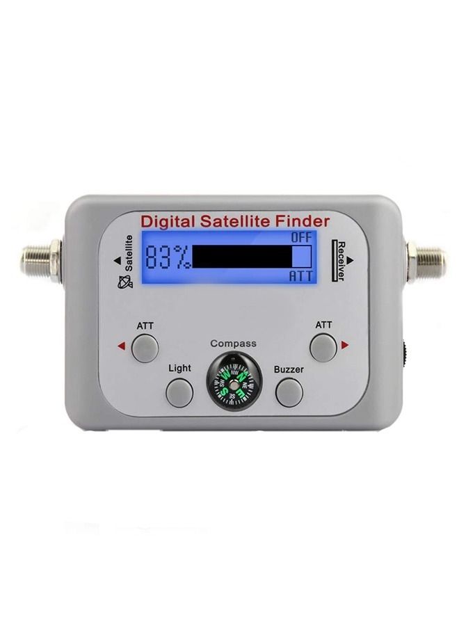 Mini Digital Satellite Finder Meter with LCD Display and Compass  - Image 1