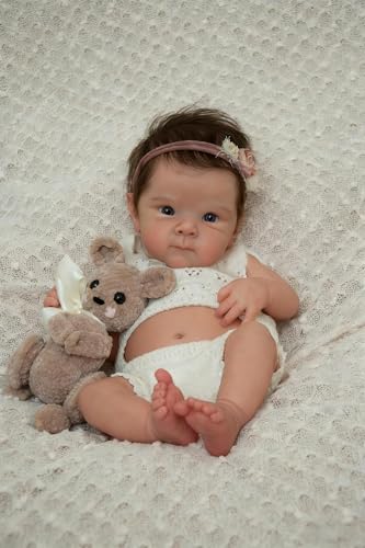 Zero Pam Realistic Reborn Baby Dolls Silicone Full Body Girl 18 Inch Anatomically Correct Reborn Babies Life Like Newborn Baby Dolls That Look Real Classic - Image 1