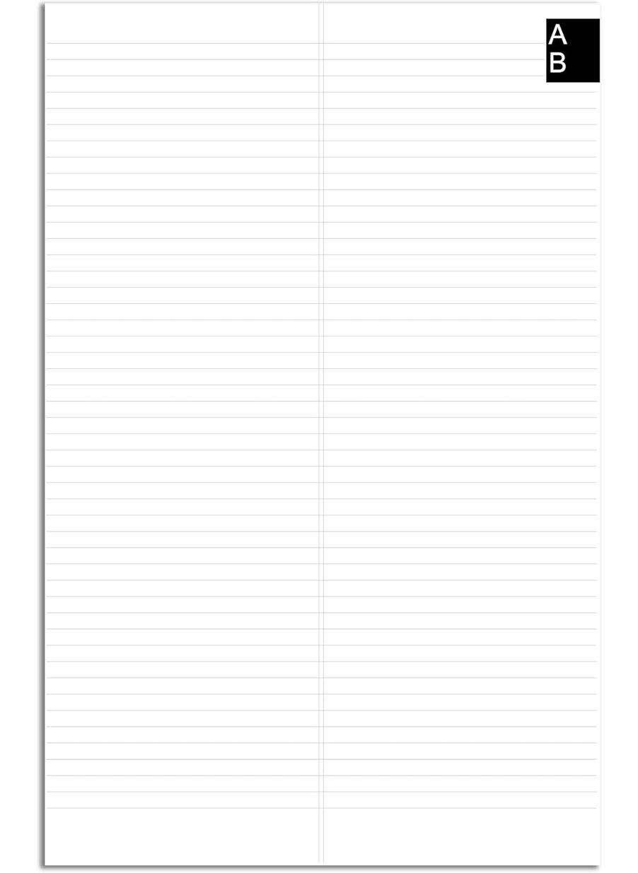 BookFactory BookFactory American Funeral Record BookFuneral Home Log Book  FJ Feineman Co 4300F Version 336 Pages Burgundy Cover Section Sewn Hardbound 8 78 x 13 12 LOG3364300FLMT38  - Image 5