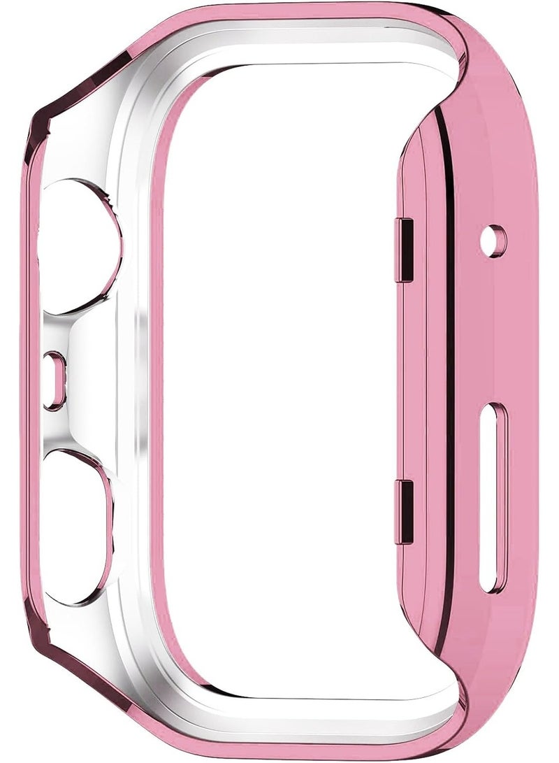 Bling Case Without screen protector for Huawei Watch Fit 4, Hard PC Frame Case, Crystal Diamonds Bumper Cover for Women Girls, Slim Protective Cover for Huawei Watch Fit 4 (Pink) - Image 3
