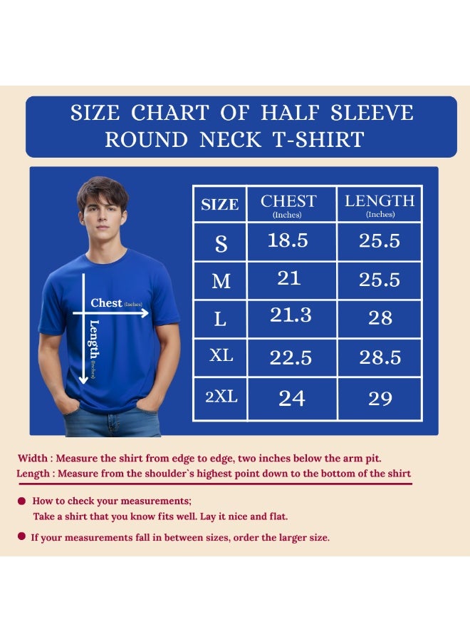 برينت شوب فور مي مجموعة مكونة من 5 تي شيرتات للرجال - تي شيرت برقبة دائرية وأكمام قصيرة - عبوة من 5 تي شيرتات برقبة دائرية - Image 3