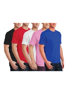 5 Pack-Black/Red/White/Pink/Blue