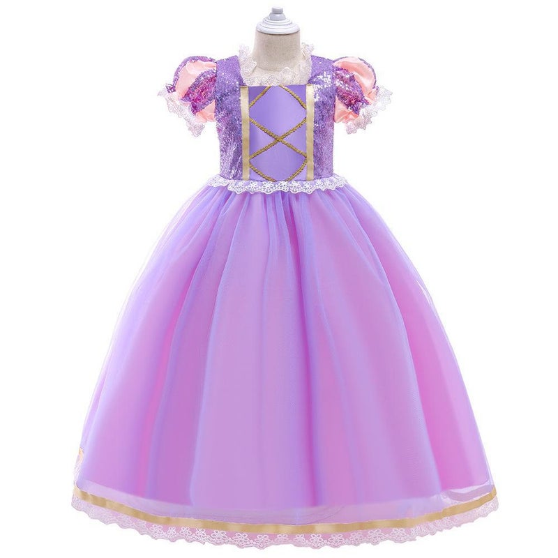 Kids Princess Mermaid Sofia Costume Dress SMR025-Pink - Image 2
