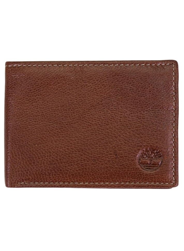 Timberland Timberland Men's Genuine Leather Passcase Security RFID Wallet - Image 1