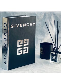 Lovely Book & Book 2-Piece Decorative Book Box Set Givenchy& Chanel Black&Silver Decorative Box  - Image 3