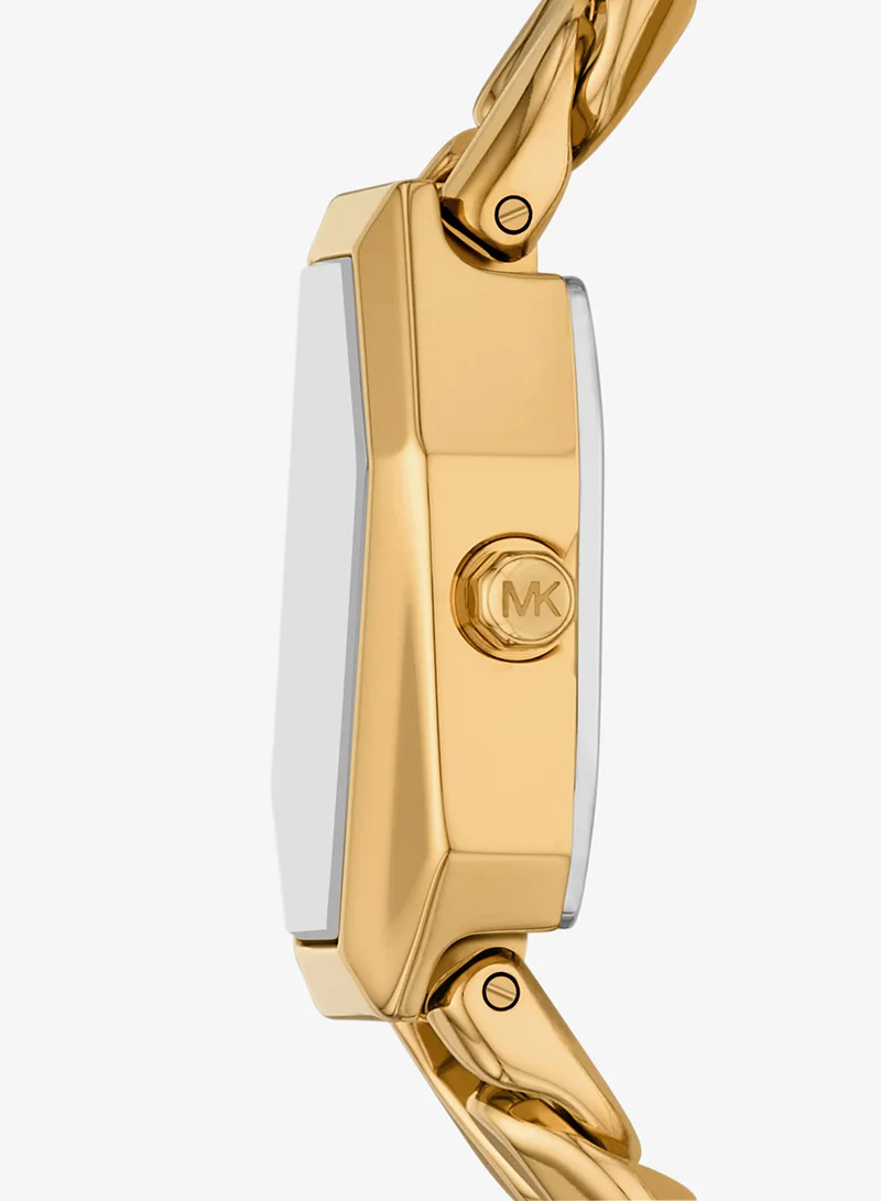 Michael Kors  Gold-Plated Metal Bracelet Analog Watch for Women | Best Price UAE