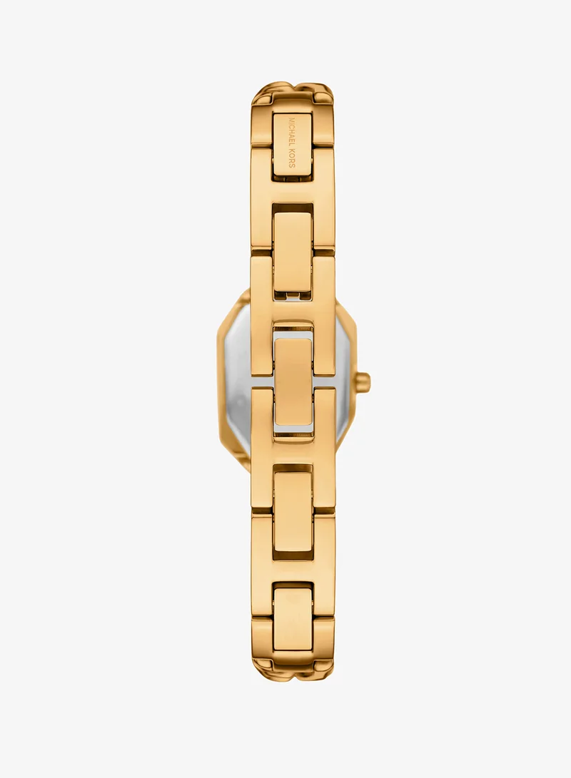 Michael Kors  Gold-Plated Metal Bracelet Analog Watch for Women | Best Price UAE